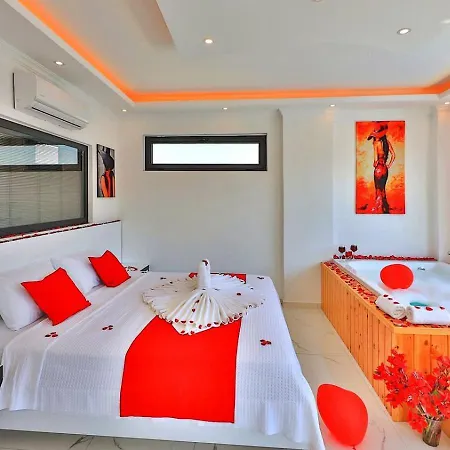 Yesilkoey 2 Bedroom Secluded With Private Pool Hot Tub * Kalkan