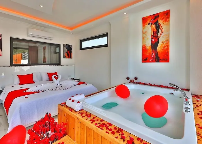 Villa Yesilkoey 2 Bedroom Secluded With Private Pool Hot Tub Kalkan
